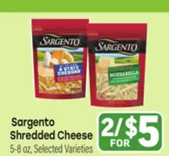 Tony’s Fresh Market Sargento Shredded Cheese offer