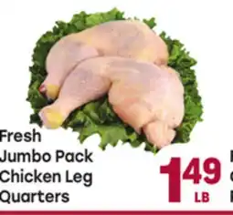 Tony’s Fresh Market Fresh Jumbo Pack Chicken Leg Quarters offer