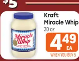 Tony’s Fresh Market Kraft Miracle Whip offer
