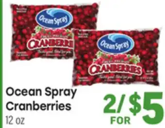 Tony’s Fresh Market Ocean Spray Cranberries offer