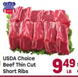 Tony’s Fresh Market Beef Thin Cut Short Ribs offer