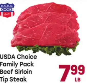 Tony’s Fresh Market USDA Choice Family Pack Beef Sirloin Tip Steak offer