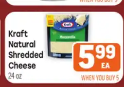 Tony’s Fresh Market Kraft Natural Shredded Cheese offer