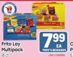 Tony’s Fresh Market Frito Lay Multipack offer
