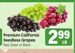 Tony’s Fresh Market Premium California Seedless Grapes offer