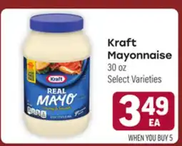 Tony’s Fresh Market Kraft Mayonnaise offer