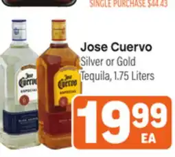 Tony’s Fresh Market Jose Cuervo Silver or Gold Tequila offer