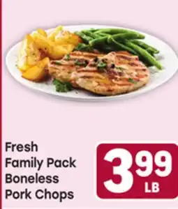 Tony’s Fresh Market Fresh Family Pack Boneless Pork Chops offer