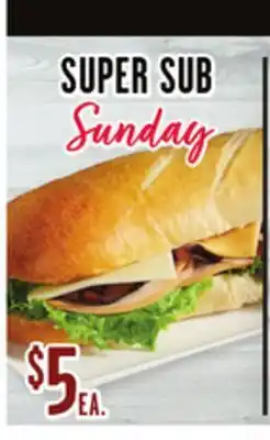 Jewel-Osco SUPER SUB offer