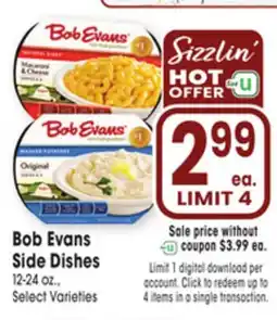 Jewel-Osco Bob Evans Side Dishes offer