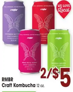Jewel-Osco RMBR Craft Kombucha offer