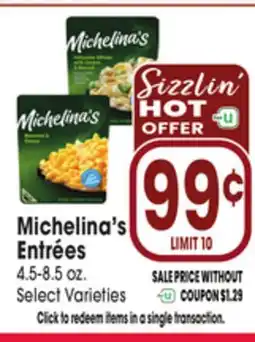 Jewel-Osco Michelina's Entrées offer