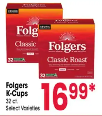 Jewel-Osco Folgers K-Cups offer
