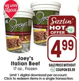 Jewel-Osco Joey's Italian Beef offer
