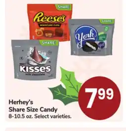Jewel-Osco Herhey's Share Size Candy offer