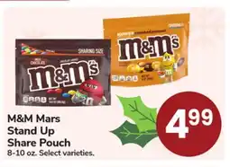 Jewel-Osco M & M Mars Stand Up Share Pouch offer