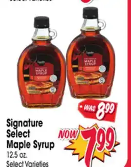 Jewel-Osco Signature Select Maple Syrup offer