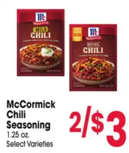 Jewel-Osco McCormick Chili Seasoning offer