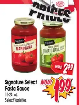 Jewel-Osco Signature Select Pasta Sauce offer
