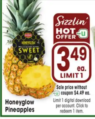 Jewel-Osco Honeyglow Pineapples offer
