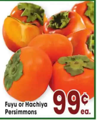 Jewel-Osco Fuyu or Hachiya Persimmons offer