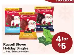 Jewel-Osco Russell Stover Holiday Singles offer