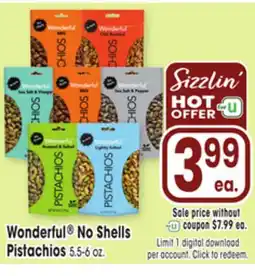 Jewel-Osco Wonderful No Shells No Shells Pistachios offer