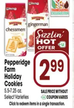 Jewel-Osco Pepperidge Farm Holiday Cookies offer