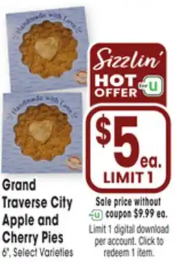 Jewel-Osco Grand Traverse City Apple and Cherry Pies offer