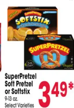 Jewel-Osco SuperPretzel Soft Pretzel or Softstix offer