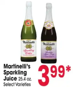 Jewel-Osco Martinelli's Sparkling Juice offer