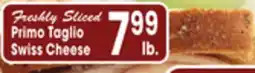 Jewel-Osco Primo Taglio Swiss Cheese offer