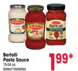 Jewel-Osco Bertolli Pasta Sauce offer