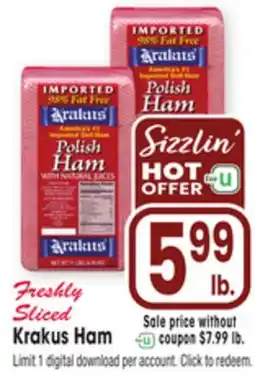 Jewel-Osco Krakus Ham offer