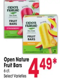 Jewel-Osco Open Nature Fruit Bars offer