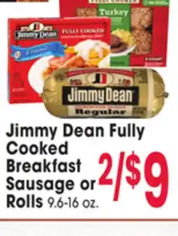 Jewel-Osco Jimmy Dean Fully Cooked Breakfast Sausage or Rolls offer