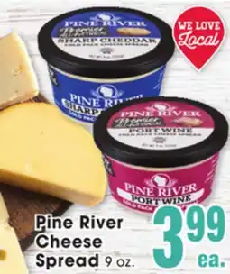 Jewel-Osco Pine River Cheese Spread offer