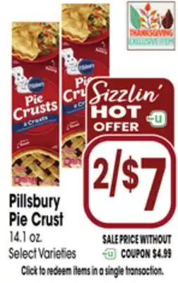 Jewel-Osco Pillsbury Pie Crust offer