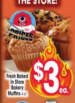 Jewel-Osco Fresh Baked In Store Bakery Muffins offer