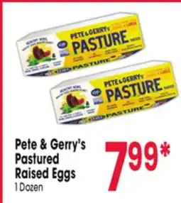 Jewel-Osco Pete & Gerry's Pastured Raised Eggs offer