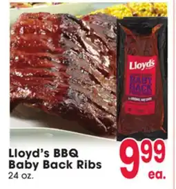 Jewel-Osco Lloyd's BBQ Baby Back Ribs offer