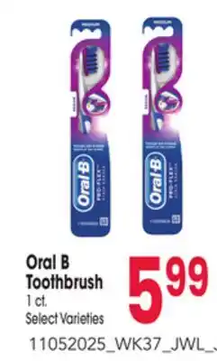Jewel-Osco Oral B Toothbrush offer