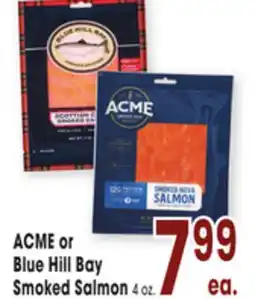 Jewel-Osco ACME or Blue Hill Bay Smoked Salmon offer