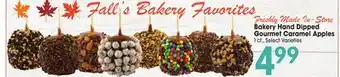 Jewel-Osco Bakery Hand Dipped Gourmet Caramel Apples offer