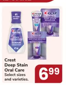 Jewel-Osco Crest Deep Stain Oral Care offer