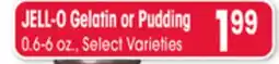 Jewel-Osco JELL-O Gelatin or Pudding offer
