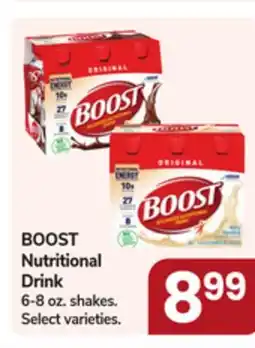 Jewel-Osco BOOST Nutritional Drink offer