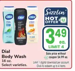 Jewel-Osco Dial Body Wash offer