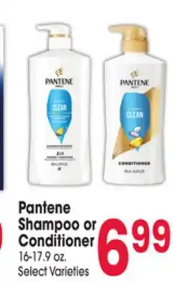 Jewel-Osco Pantene Shampoo or Conditioner offer