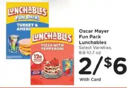 Kroger Oscar Mayer Fun Pack Lunchables offer